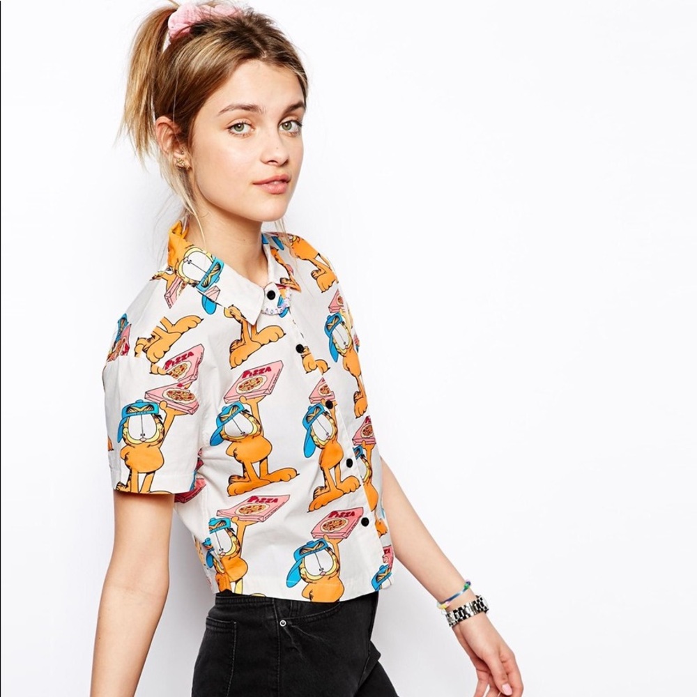 ISO: Lazy Oaf Garfield Crop